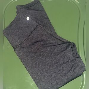 Lululemon gray capri leggings worn once